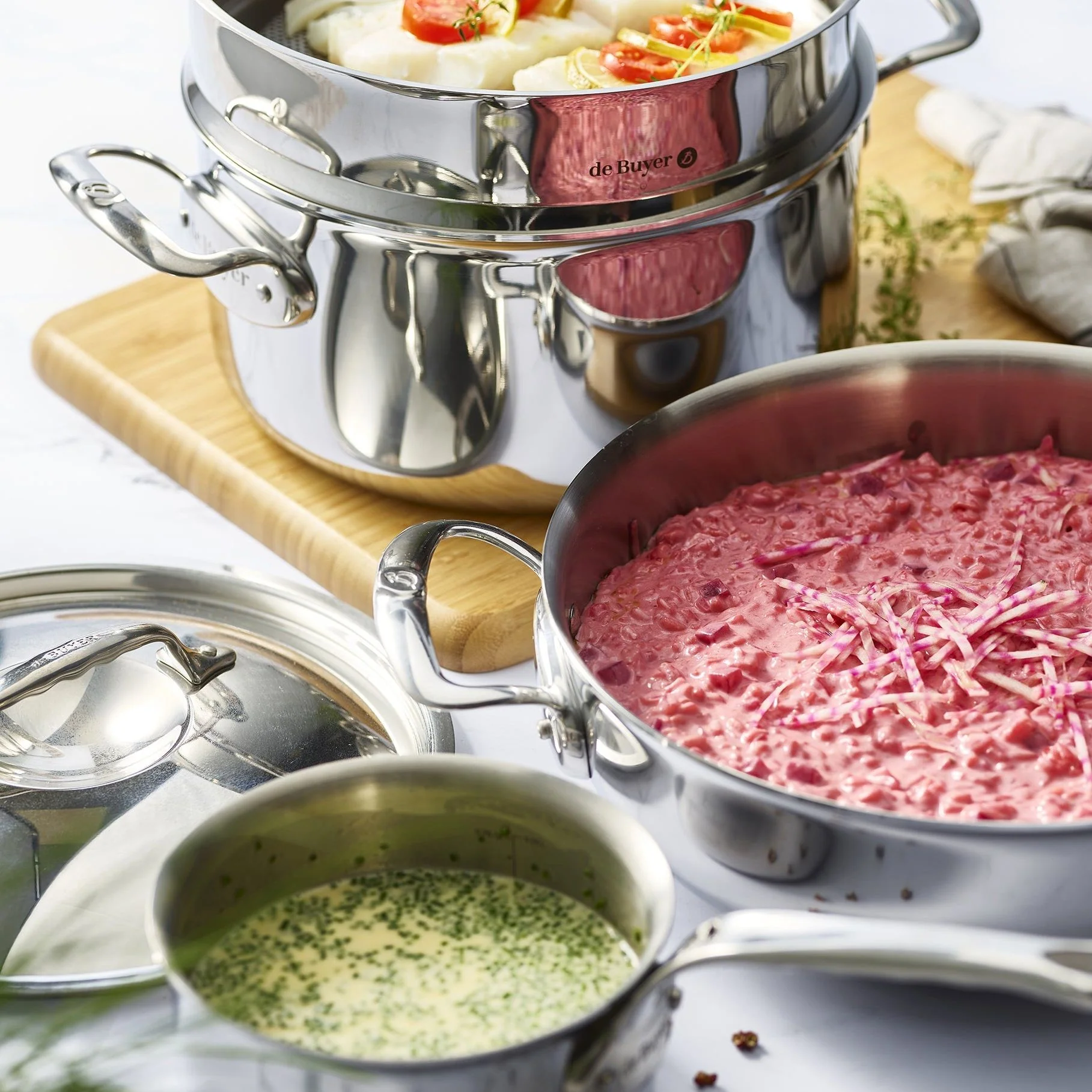 AFFINITY 5-ply Stainless Steel Stew Pan - Image 5