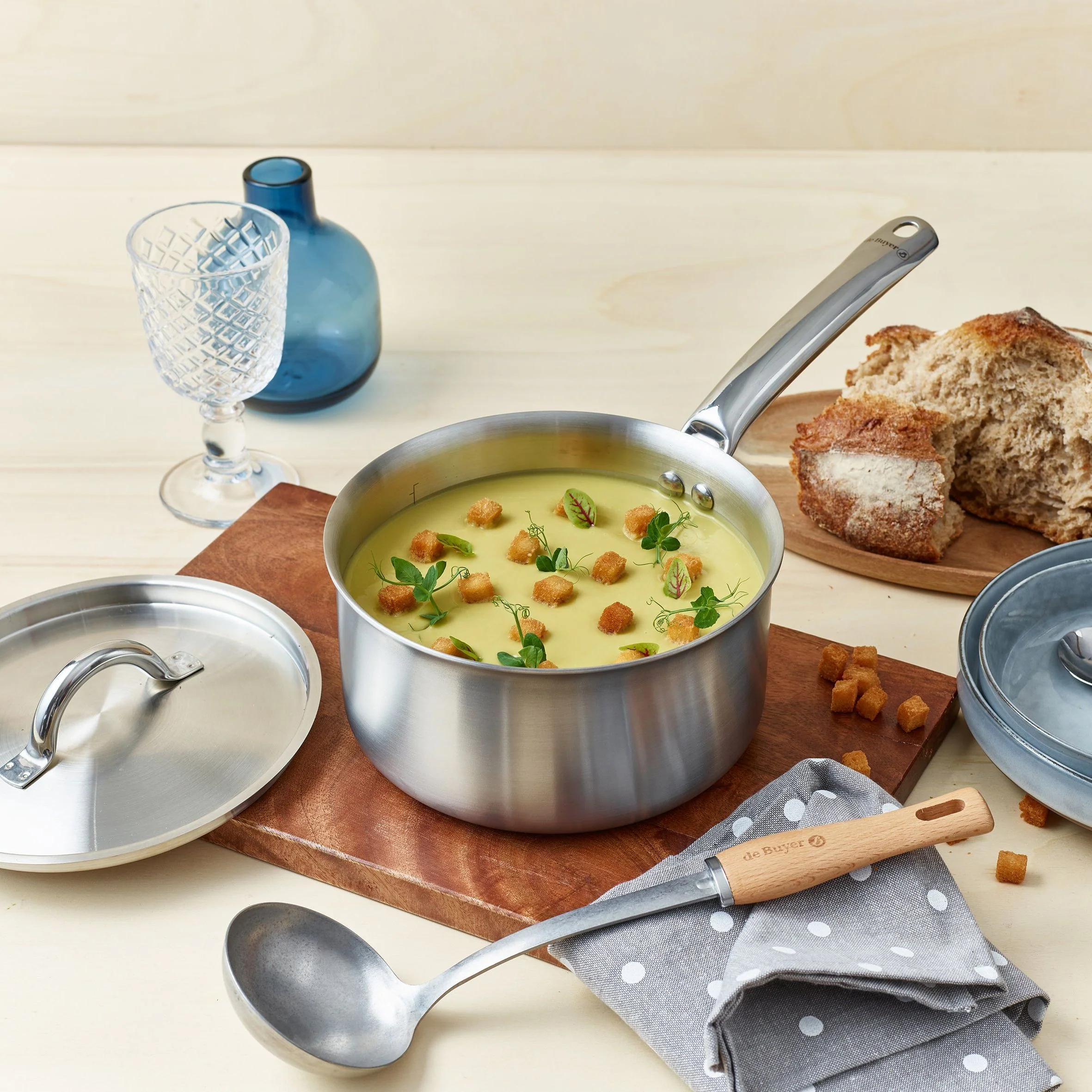 ALCHIMY 3-ply Stainless Steel Saucepan - Image 3