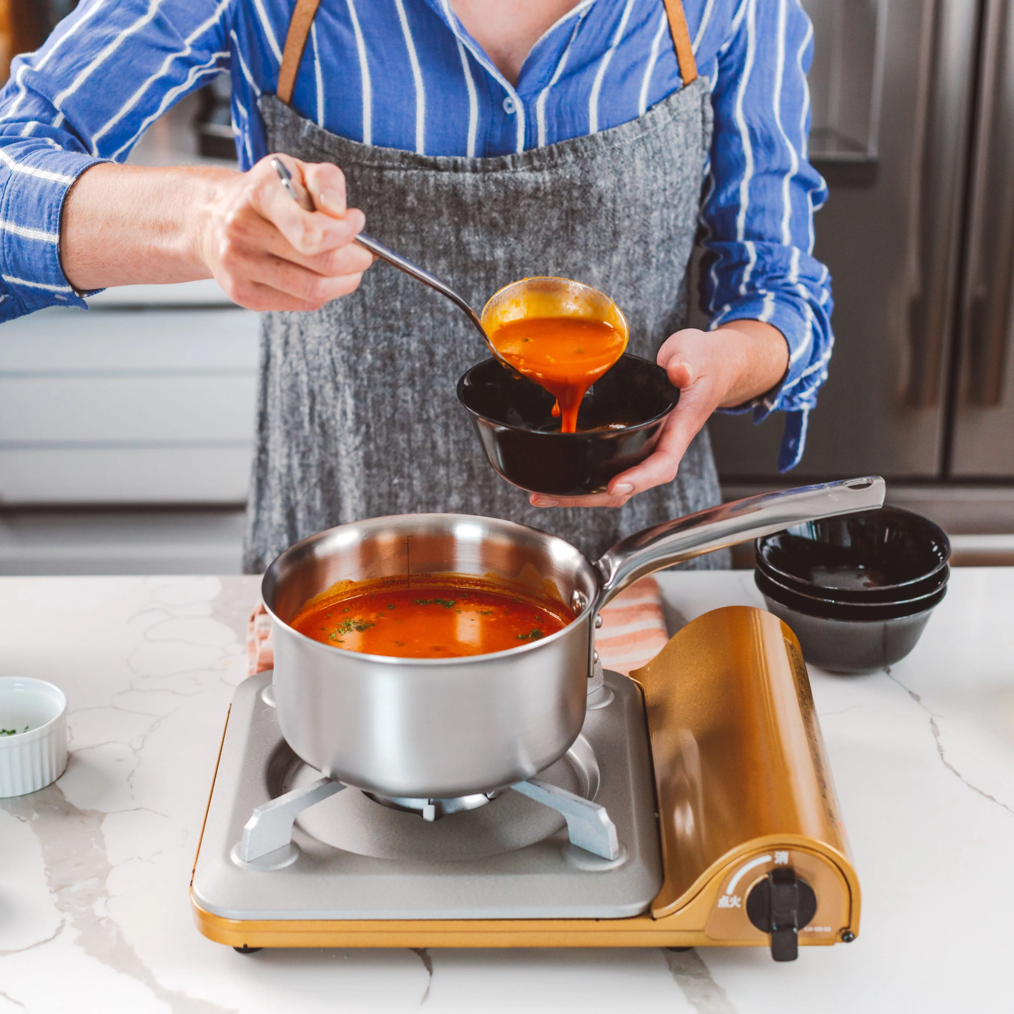 ALCHIMY 3-ply Stainless Steel Saucepan - Image 4
