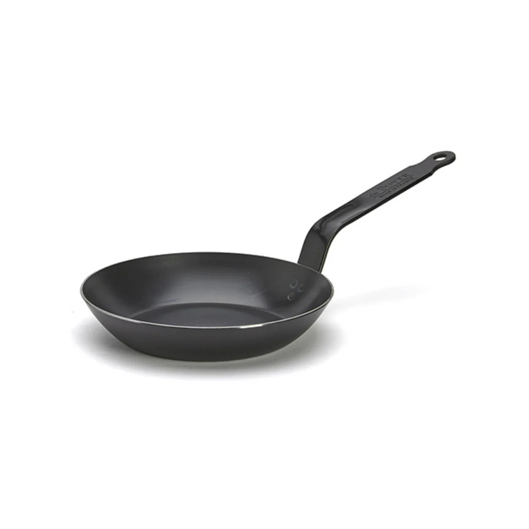 Blue Carbon Steel Complete Fry Pan Set - Image 6
