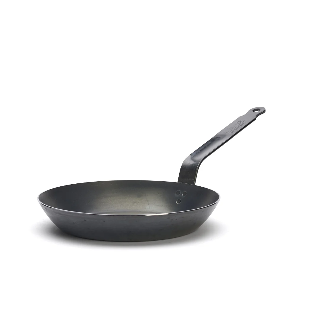Blue Carbon Steel Complete Fry Pan Set - Image 7