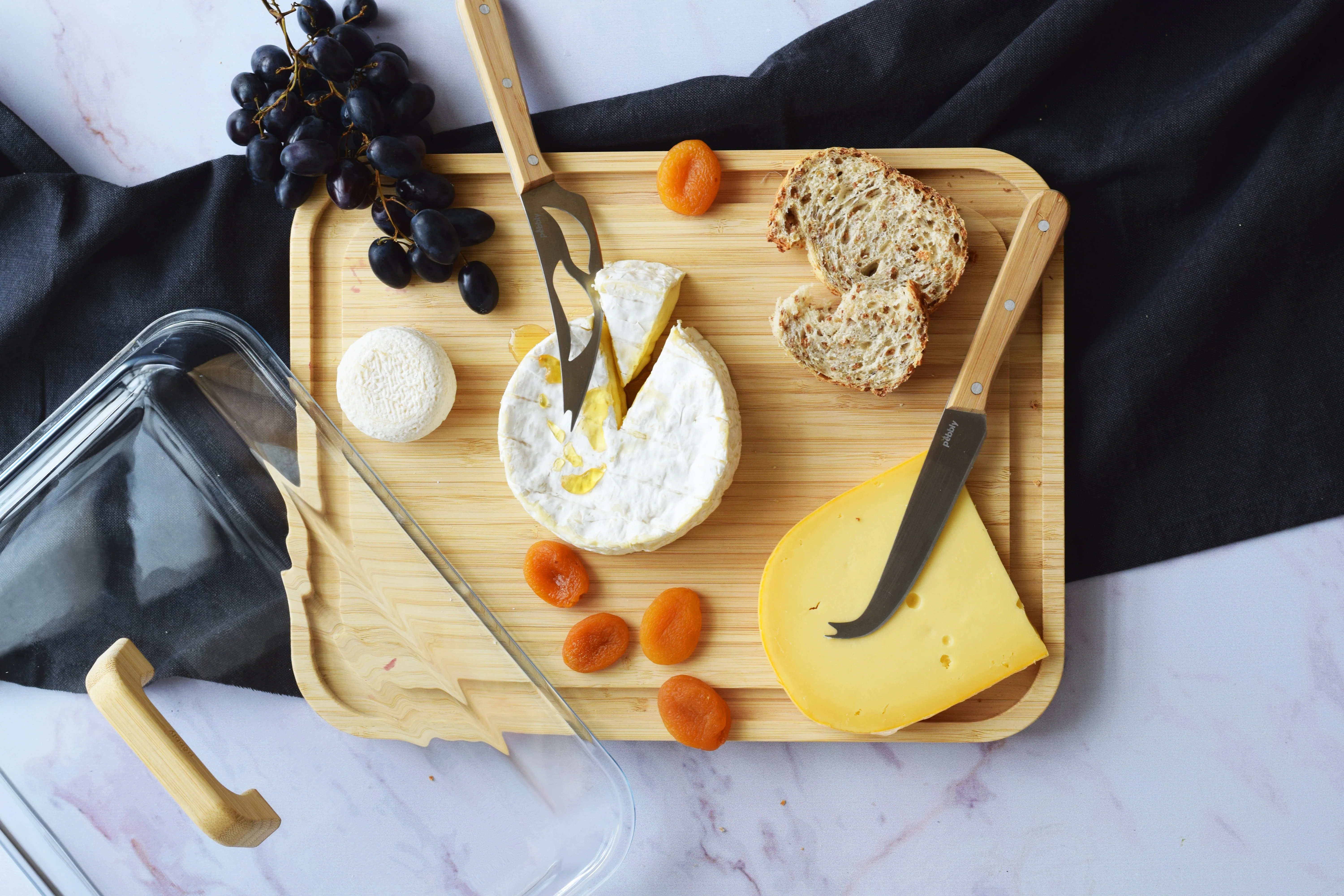 Glass & Bamboo Cheese Box - Image 7