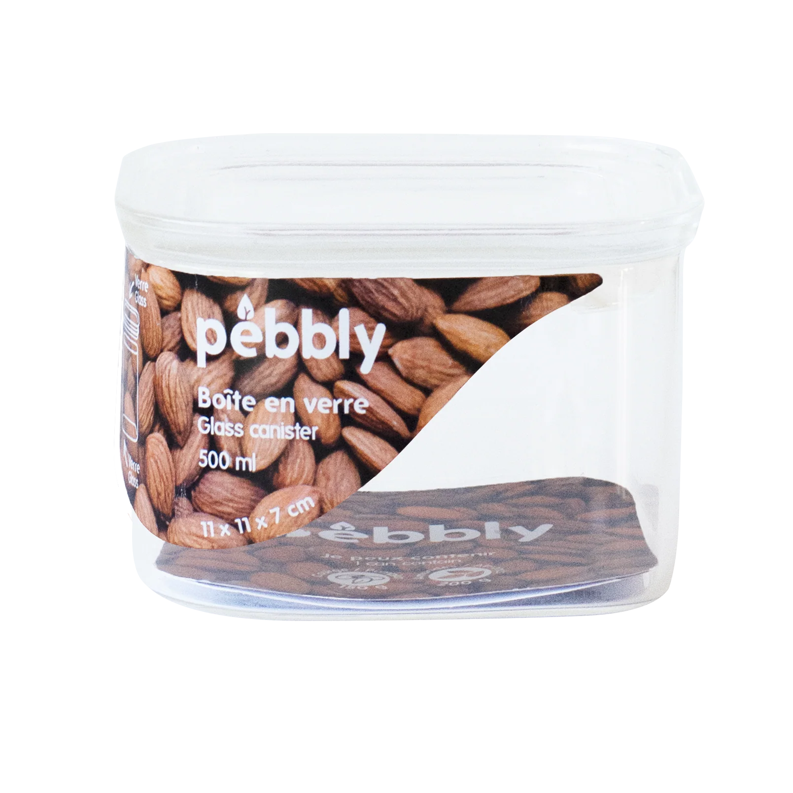 Stackable Glass Container with Glass Lid - Image 7