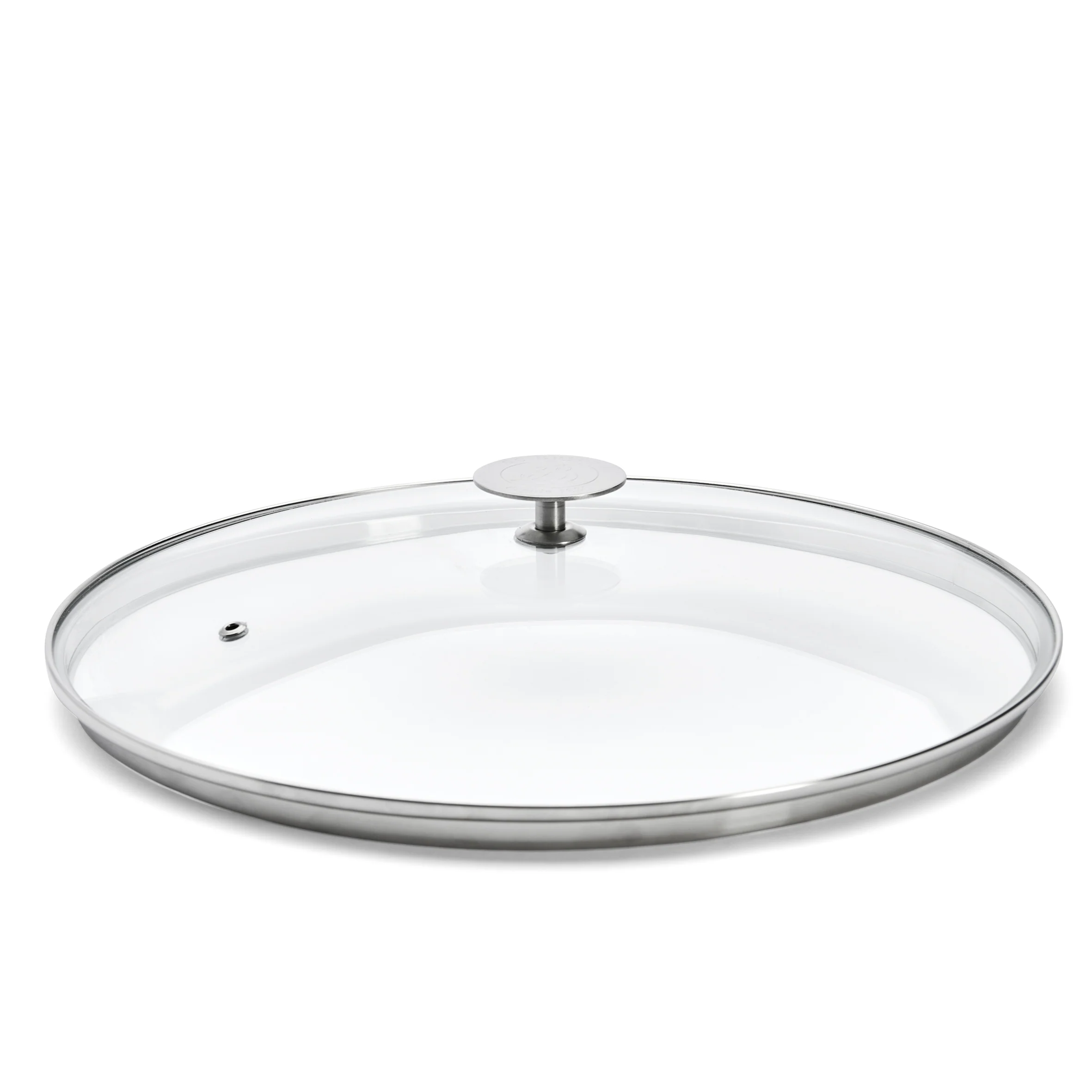 Glass Lid with Stainless Steel Knob, Tall Rim - Image 4