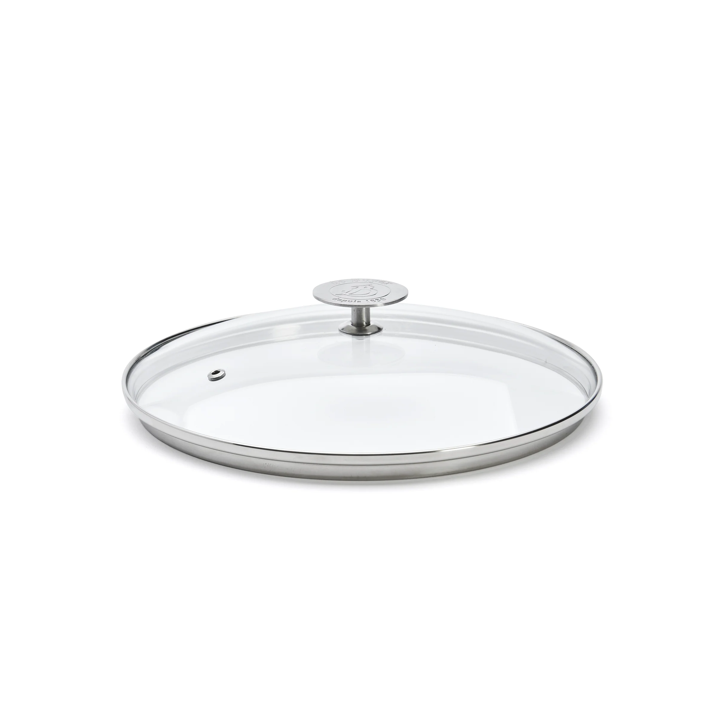 Glass Lid with Stainless Steel Knob, Tall Rim - Image 5